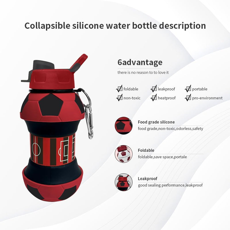 Chargez l'image dans la visionneuse de la galerie, Voetbal drinkfles met rietje 550 ml - happygetfit.com
