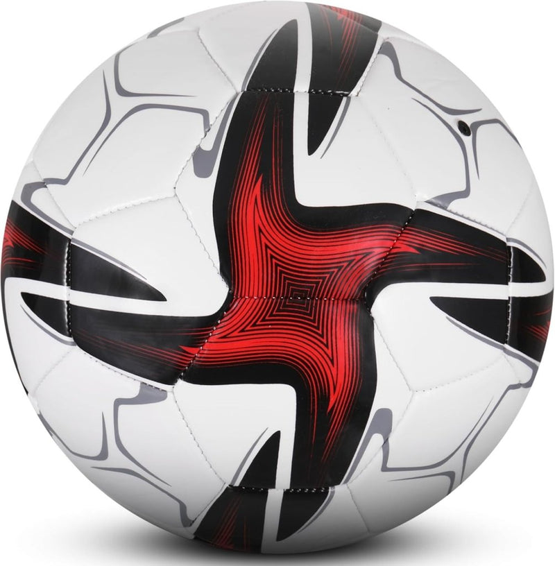 Load image into Gallery viewer, Voetbal maat 5 rood voor binnen en buiten - happygetfit.com
