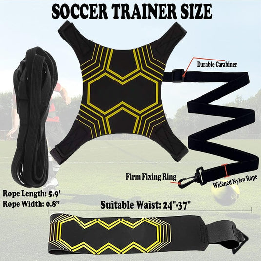 Voetbal trainingsriem met elastisch koord - happygetfit.com
