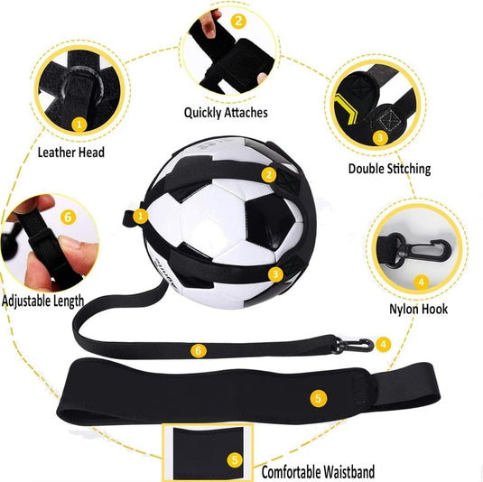 Voetbal trainingsriem met elastisch koord - happygetfit.com