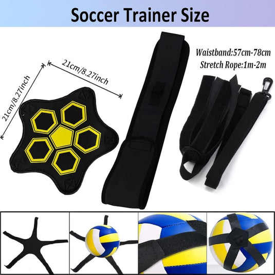 Voetbal trainingsriem met elastisch koord - happygetfit.com