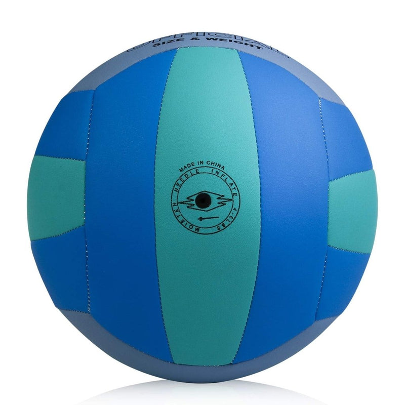 Laad afbeelding in Galerijviewer, Volleyball Size 5 PU Leather Soft Indoor Outdoor Volleyballs Sports Training Game Play Ball for Beginner, Teenager, Adult, 8.2 - happygetfit.com
