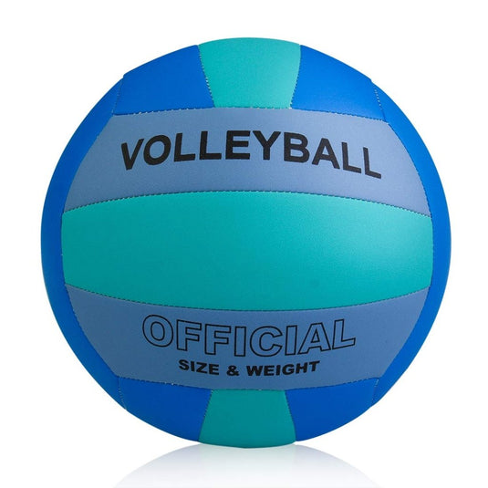Volleyball Size 5 PU Leather Soft Indoor Outdoor Volleyballs Sports Training Game Play Ball for Beginner, Teenager, Adult, 8.2 - happygetfit.com