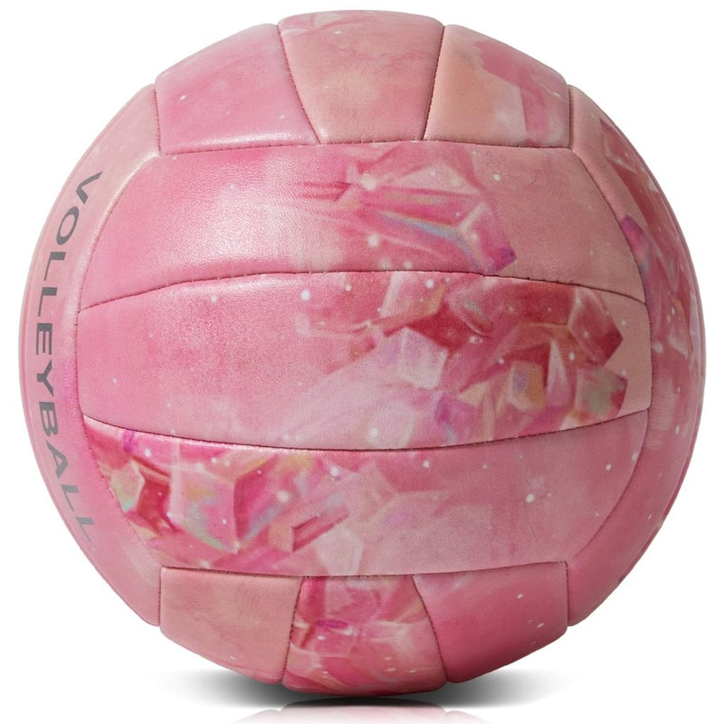 Laad afbeelding in Galerijviewer, Volleyball Size 5 PU Leather Soft Indoor Outdoor Volleyballs Sports Training Game Play Ball for Beginner, Teenager, Adult, 8.2 - happygetfit.com
