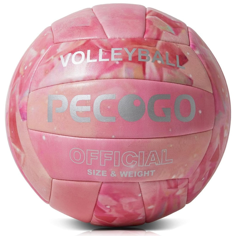 Laad afbeelding in Galerijviewer, Volleyball Size 5 PU Leather Soft Indoor Outdoor Volleyballs Sports Training Game Play Ball for Beginner, Teenager, Adult, 8.2 - happygetfit.com
