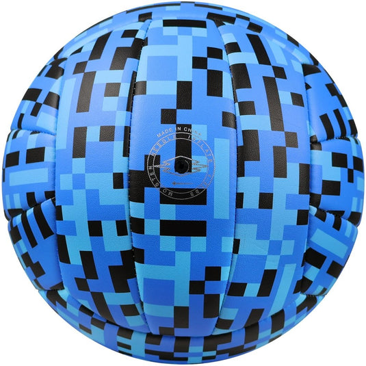 Volleyball Size 5 PU Leather Soft Indoor Outdoor Volleyballs Sports Training Game Play Ball for Beginner, Teenager, Adult, 8.2 - happygetfit.com