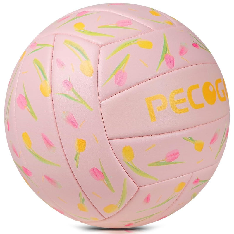 Laad afbeelding in Galerijviewer, Volleyball Size 5 PU Leather Soft Indoor Outdoor Volleyballs Sports Training Game Play Ball for Beginner, Teenager, Adult, 8.2 - happygetfit.com
