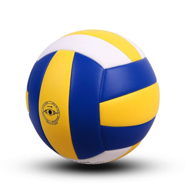 Laad afbeelding in Galerijviewer, Volleyball Size 5 PU Leather Soft Indoor Outdoor Volleyballs Sports Training Game Play Ball for Beginner, Teenager, Adult, 8.2 - happygetfit.com
