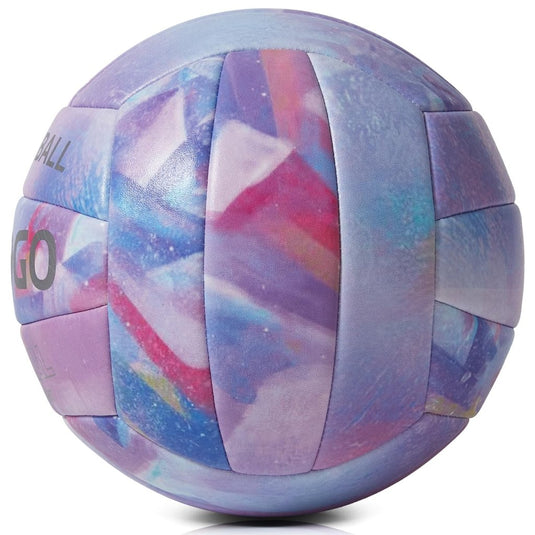 Volleyball Size 5 PU Leather Soft Indoor Outdoor Volleyballs Sports Training Game Play Ball for Beginner, Teenager, Adult, 8.2 - happygetfit.com