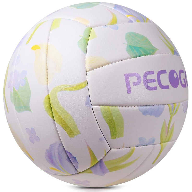 Laad afbeelding in Galerijviewer, Volleyball Size 5 PU Leather Soft Indoor Outdoor Volleyballs Sports Training Game Play Ball for Beginner, Teenager, Adult, 8.2 - happygetfit.com
