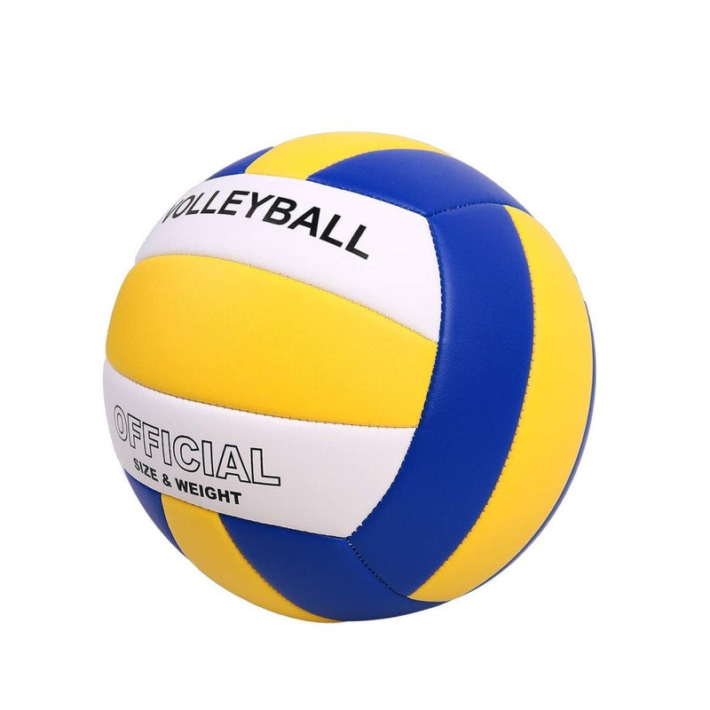 Laad afbeelding in Galerijviewer, Volleyball Size 5 PU Leather Soft Indoor Outdoor Volleyballs Sports Training Game Play Ball for Beginner, Teenager, Adult, 8.2 - happygetfit.com
