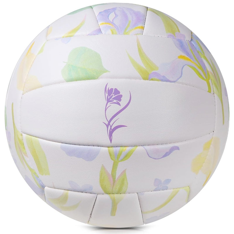Laad afbeelding in Galerijviewer, Volleyball Size 5 PU Leather Soft Indoor Outdoor Volleyballs Sports Training Game Play Ball for Beginner, Teenager, Adult, 8.2 - happygetfit.com
