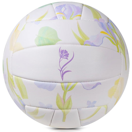 Volleyball Size 5 PU Leather Soft Indoor Outdoor Volleyballs Sports Training Game Play Ball for Beginner, Teenager, Adult, 8.2 - happygetfit.com