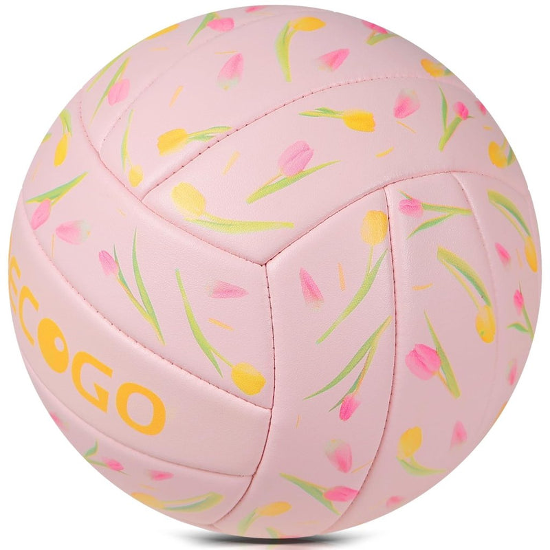 Laad afbeelding in Galerijviewer, Volleyball Size 5 PU Leather Soft Indoor Outdoor Volleyballs Sports Training Game Play Ball for Beginner, Teenager, Adult, 8.2 - happygetfit.com
