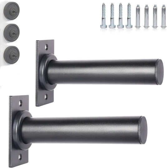 Wandgemonteerde halterschijfhouders set van 2 - happygetfit.com