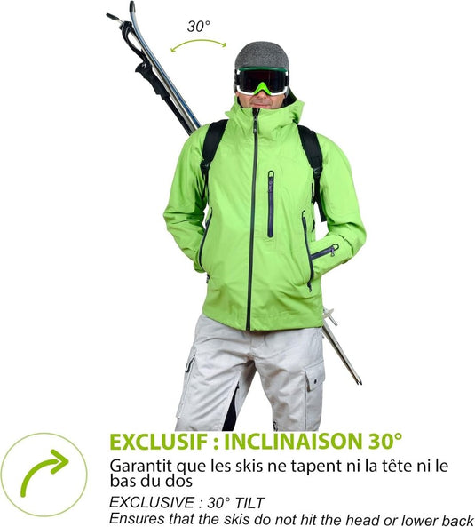 Wantalis Skiback, de revolutionaire skihouder om beide handen vrij te houden - happygetfit.com