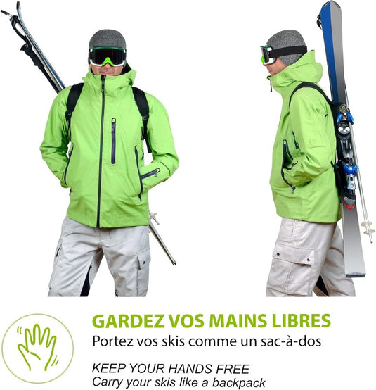 Wantalis Skiback, de revolutionaire skihouder om beide handen vrij te houden - happygetfit.com