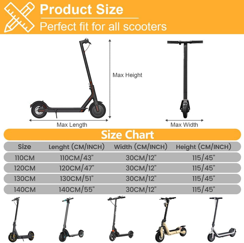Charger l’image dans la visionneuse de galerie, Waterdichte beschermhoes voor elektrische step van 210D Oxford met reflecterende strepen – scooterhoes – stepbescherming - happygetfit.com
