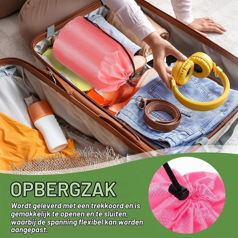 Laden Sie das Bild in Galerie -Viewer, Waterdichte opbergzak 11 x 20 cm met trekkoord oranje – stuff sack – camping accessoires - happygetfit.com
