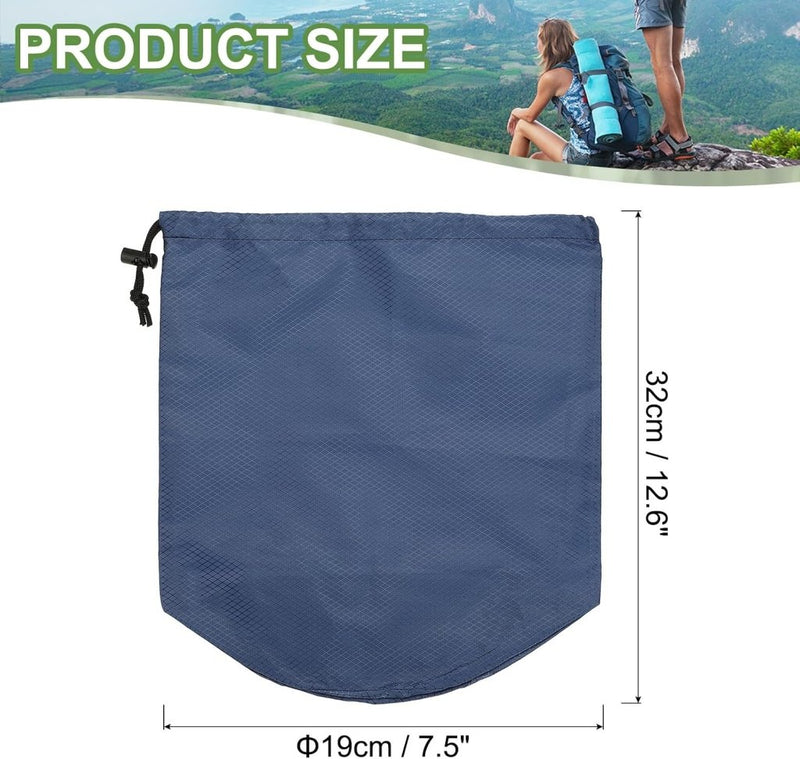 Laden Sie das Bild in Galerie -Viewer, Waterdichte opbergzak 11 x 20 cm met trekkoord oranje – stuff sack – camping accessoires - happygetfit.com
