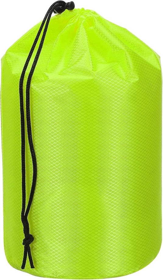 Waterdichte opbergzak 11 x 20 cm met trekkoord oranje – stuff sack – camping accessoires - happygetfit.com