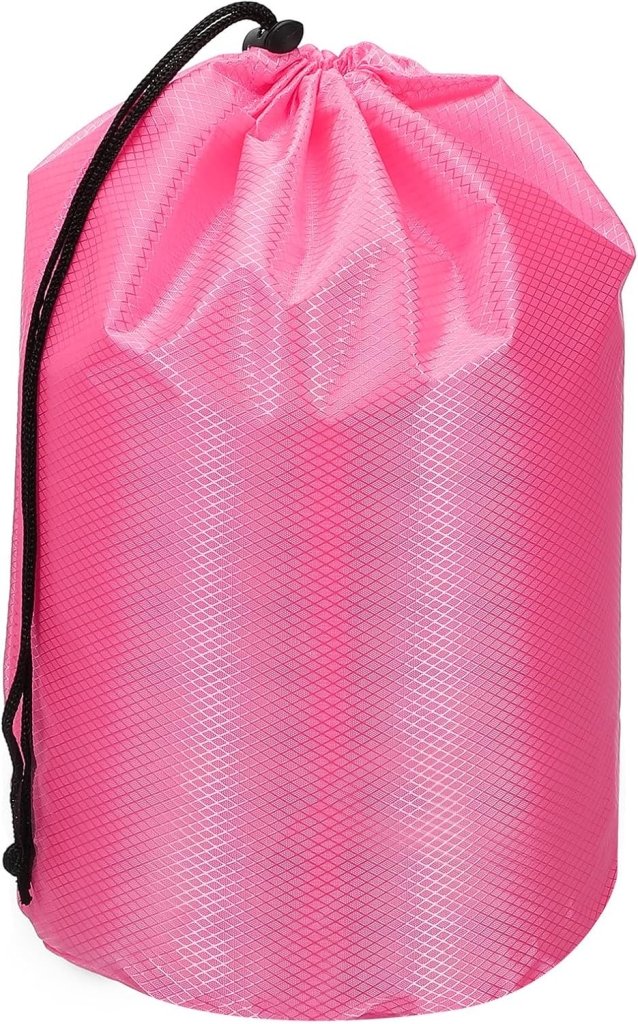 Laden Sie das Bild in Galerie -Viewer, Waterdichte opbergzak 11 x 20 cm met trekkoord oranje – stuff sack – camping accessoires - happygetfit.com

