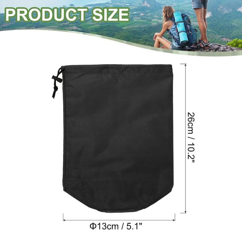 Laden Sie das Bild in Galerie -Viewer, Waterdichte opbergzak 11 x 20 cm met trekkoord oranje – stuff sack – camping accessoires - happygetfit.com

