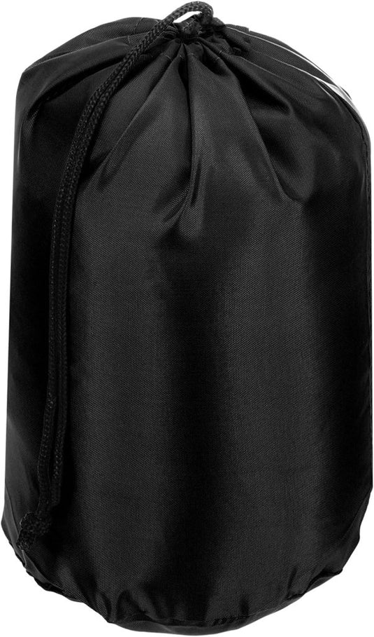 Waterdichte opbergzak 13 x 25 cm met trekkoord geel – stuff sack – camping accessoires - happygetfit.com
