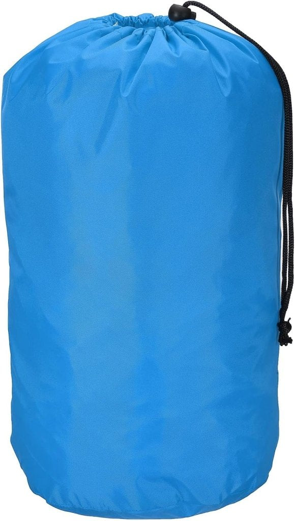 Laden Sie das Bild in Galerie -Viewer, Waterdichte opbergzak 16 x 32 cm met trekkoord zwart – stuff sack – camping accessoires - happygetfit.com
