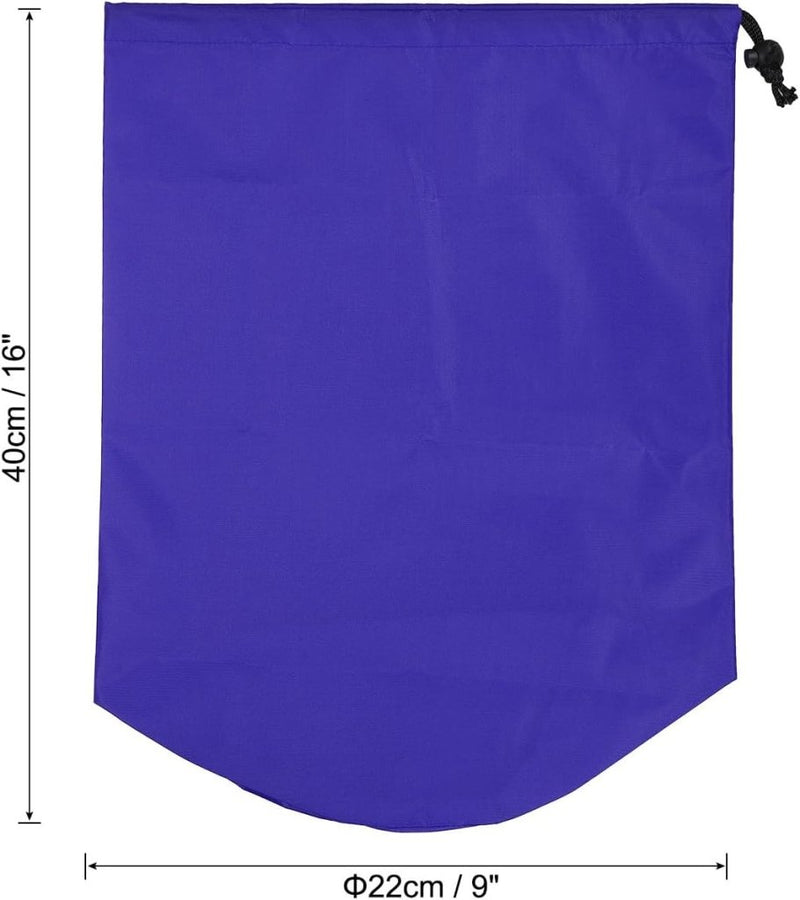Laden Sie das Bild in Galerie -Viewer, Waterdichte opbergzak 16 x 32 cm met trekkoord zwart – stuff sack – camping accessoires - happygetfit.com
