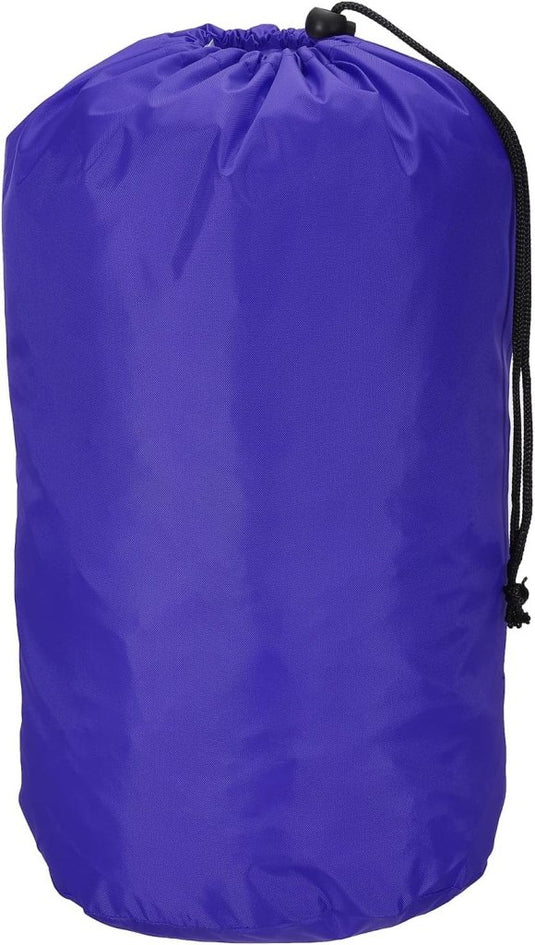 Waterdichte opbergzak 16 x 32 cm met trekkoord zwart – stuff sack – camping accessoires - happygetfit.com
