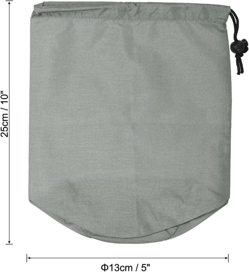 Laden Sie das Bild in Galerie -Viewer, Waterdichte opbergzak 16 x 32 cm met trekkoord zwart – stuff sack – camping accessoires - happygetfit.com
