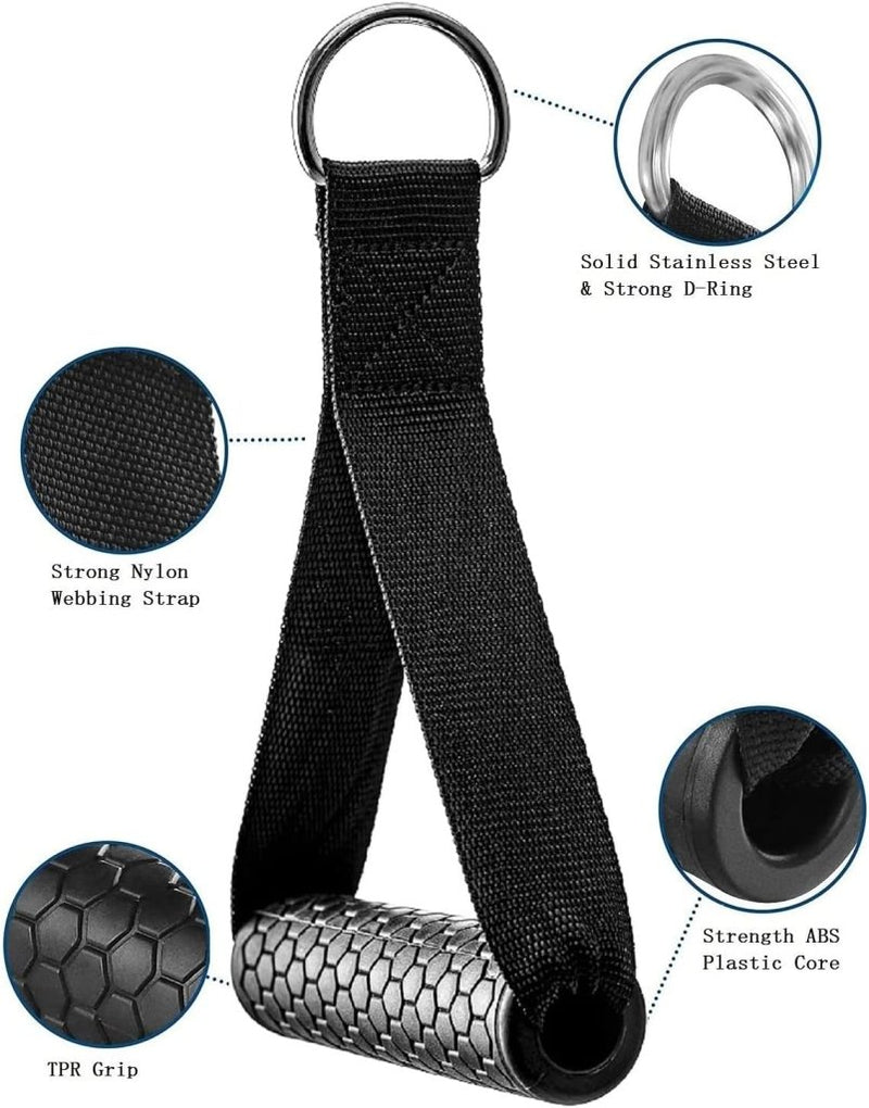 Chargez l'image dans la visionneuse de la galerie, Weerstandsband handgrepen set van 2 zwart - happygetfit.com
