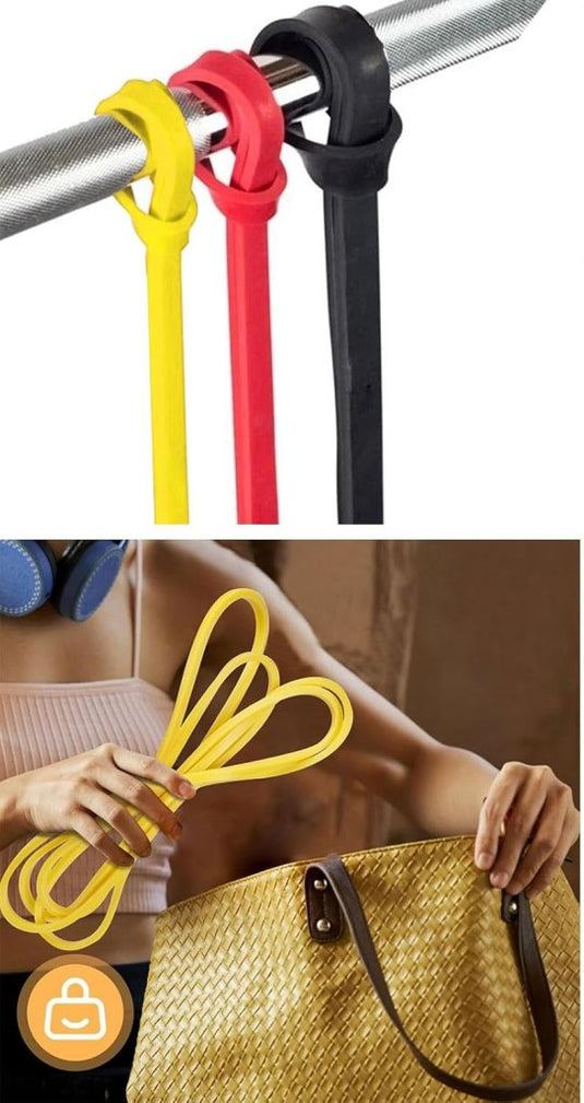 Weerstandsbanden set van 4 voor fitness en krachttraining - happygetfit.com