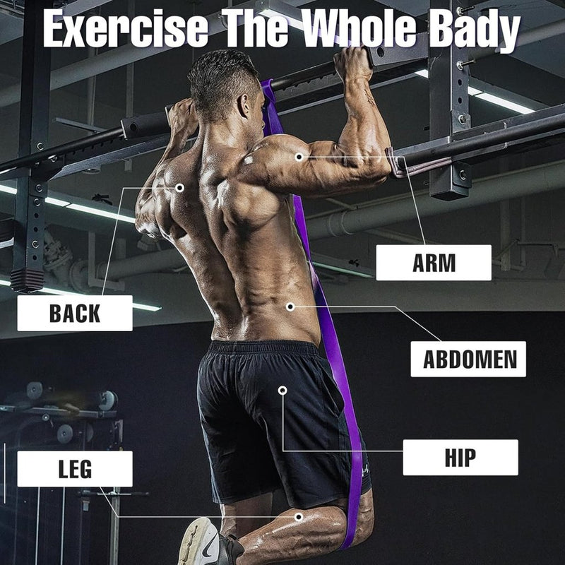 Laad afbeelding in Galerijviewer, Weerstandsbanden set van 4 voor fitness en pull-ups - happygetfit.com
