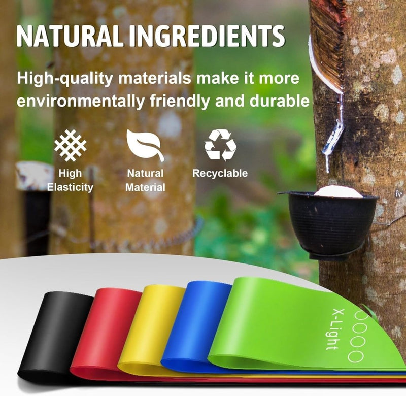 Laad afbeelding in Galerijviewer, Weerstandsbanden set van 5 met draagtas - happygetfit.com
