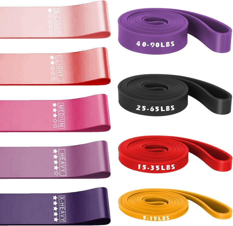 Chargez l'image dans la visionneuse de la galerie, Weerstandsbanden set van 9 stuks met verschillende niveaus - happygetfit.com
