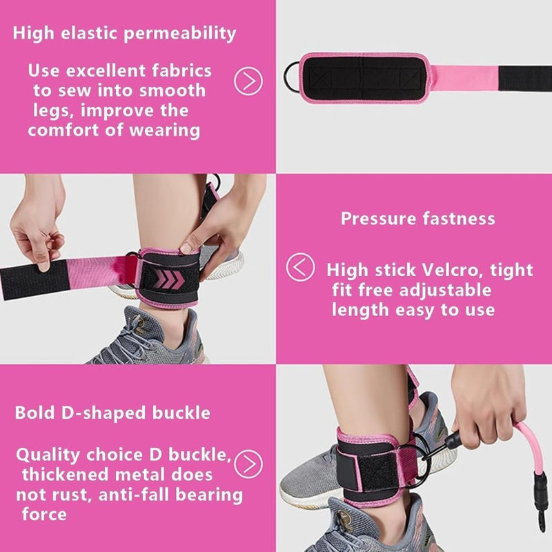 Laad afbeelding in Galerijviewer, Weerstandsbanden, voetlussen, enkelriem, trekkoord, fitness, voor dames en heren, fitnesstraining, beenweerstandsbanden, voor booty workouts, kickbacks hip gluteus-training - happygetfit.com
