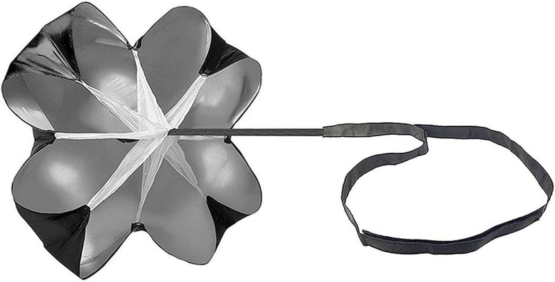 Chargez l'image dans la visionneuse de la galerie, Weerstandsparachute 140 cm met verstelbare heupriem – sprinttraining – snelheidstraining – conditietraining - happygetfit.com

