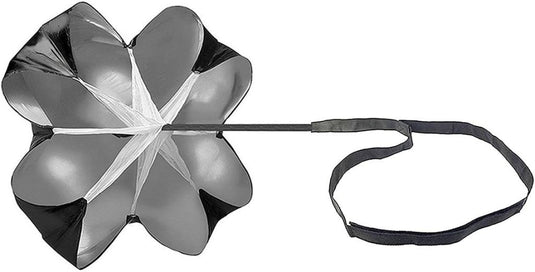 Weerstandsparachute 140 cm met verstelbare heupriem – sprinttraining – snelheidstraining – conditietraining - happygetfit.com