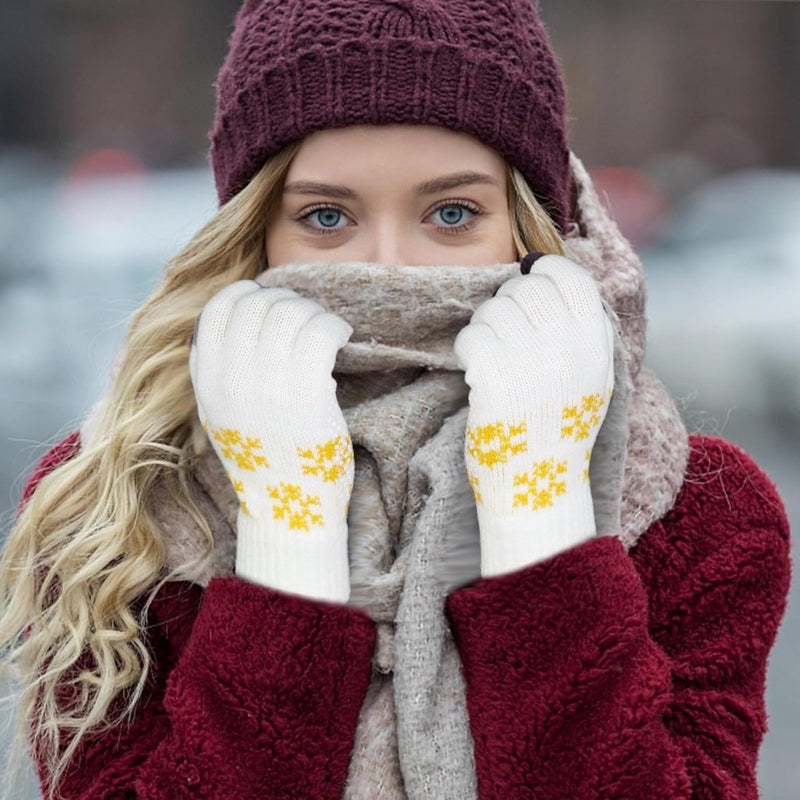 Laad afbeelding in Galerijviewer, Winterhandschoenen, touchscreen-handschoenen, fleece, stretch, gebreide handschoenen, sport, warme loophandschoenen, indoor-outdoorsport, voor dames en heren - happygetfit.com
