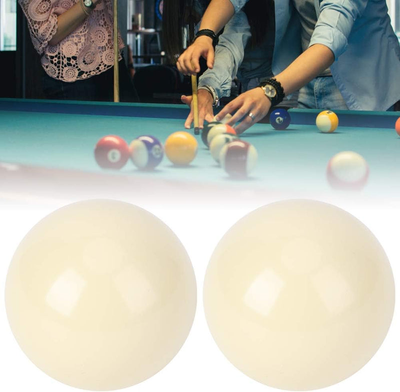 Laad afbeelding in Galerijviewer, Witte biljartballen set van 2 57,2 mm - happygetfit.com
