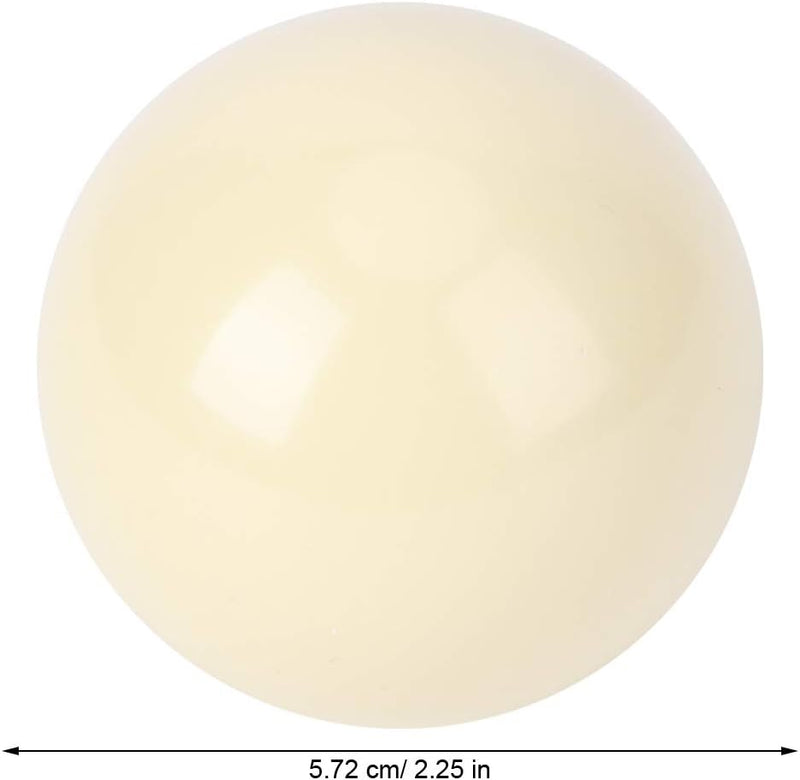 Laad afbeelding in Galerijviewer, Witte biljartballen set van 2 57,2 mm - happygetfit.com

