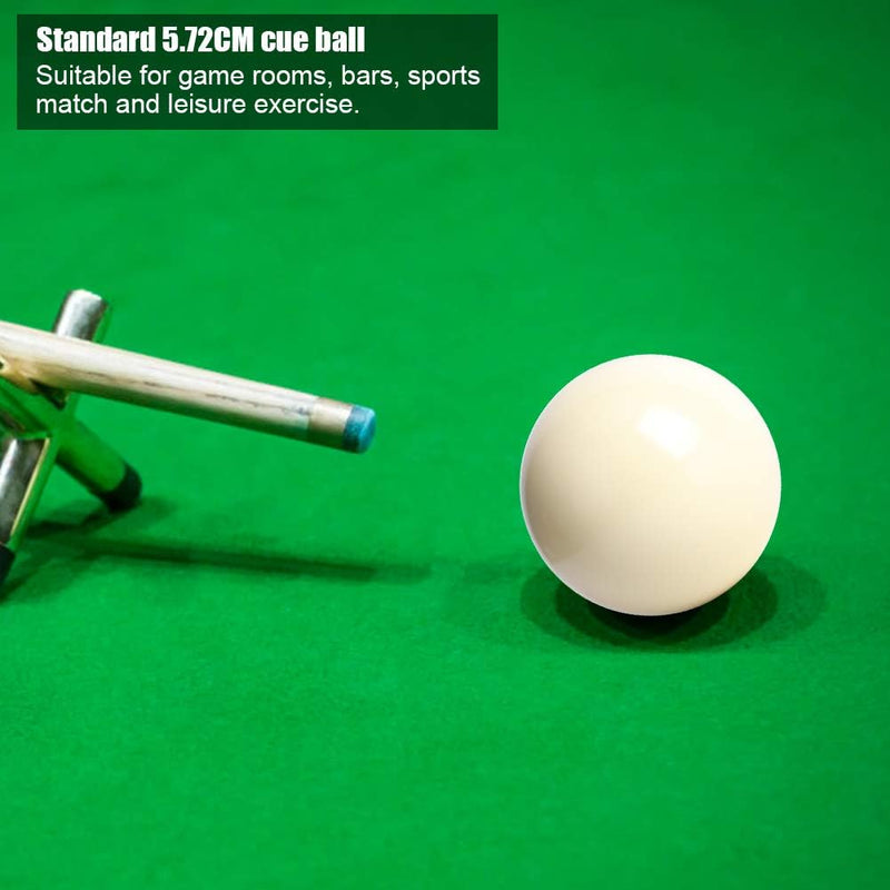 Laad afbeelding in Galerijviewer, Witte biljartballen set van 2 57,2 mm - happygetfit.com
