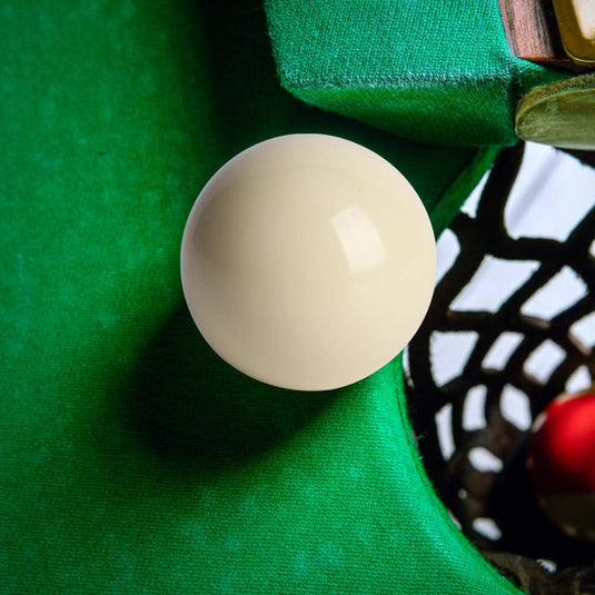 Witte biljartballen set van 2 57,2 mm - happygetfit.com