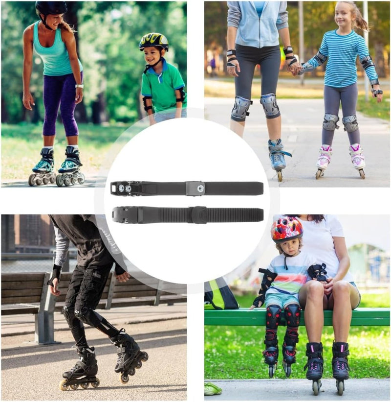 Laad afbeelding in Galerijviewer, Yardwe Rolschaatsen gespriemen voor rolschaatsen, reservegespen voor professionele rolschaatsen, compatibel met inline skates en quad rolschaatsen, skating-accessoires - happygetfit.com
