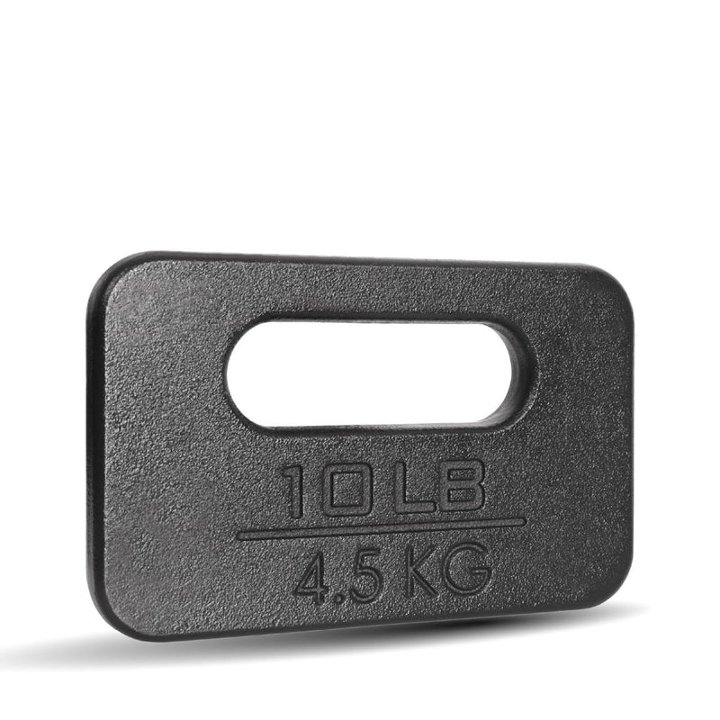 Load image into Gallery viewer, Yes4All Cast Iron Rucking Weight for Backpack, Training Weight Plate with Ergonomic Rounded Handle, Protective Glossy Finish for Weighted Walking, Hiking, Rucking, Resistance Workout - happygetfit.com
