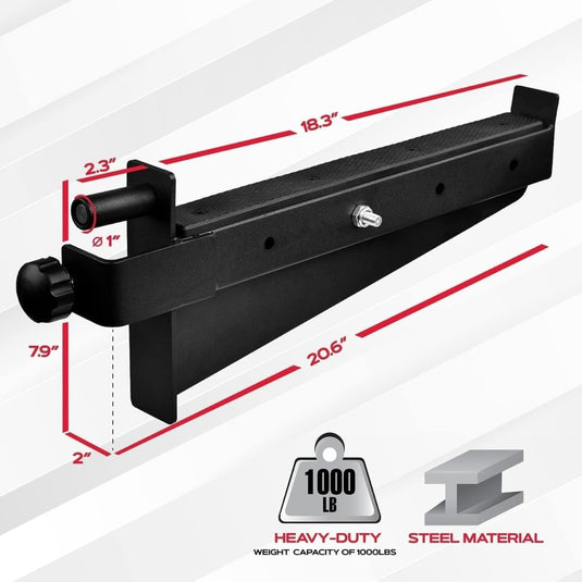 Yes4All Power Rack J-Hooks 2x2 + Weight Holder Attachment 2x2 - happygetfit.com