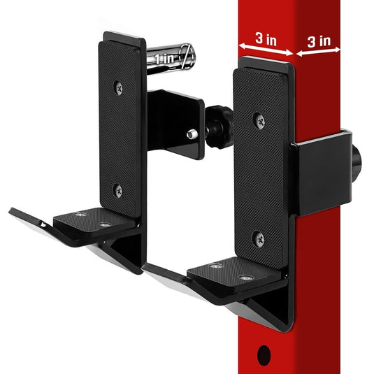 Yes4All Power Rack J-Hooks 2x2 + Weight Holder Attachment 2x2 - happygetfit.com