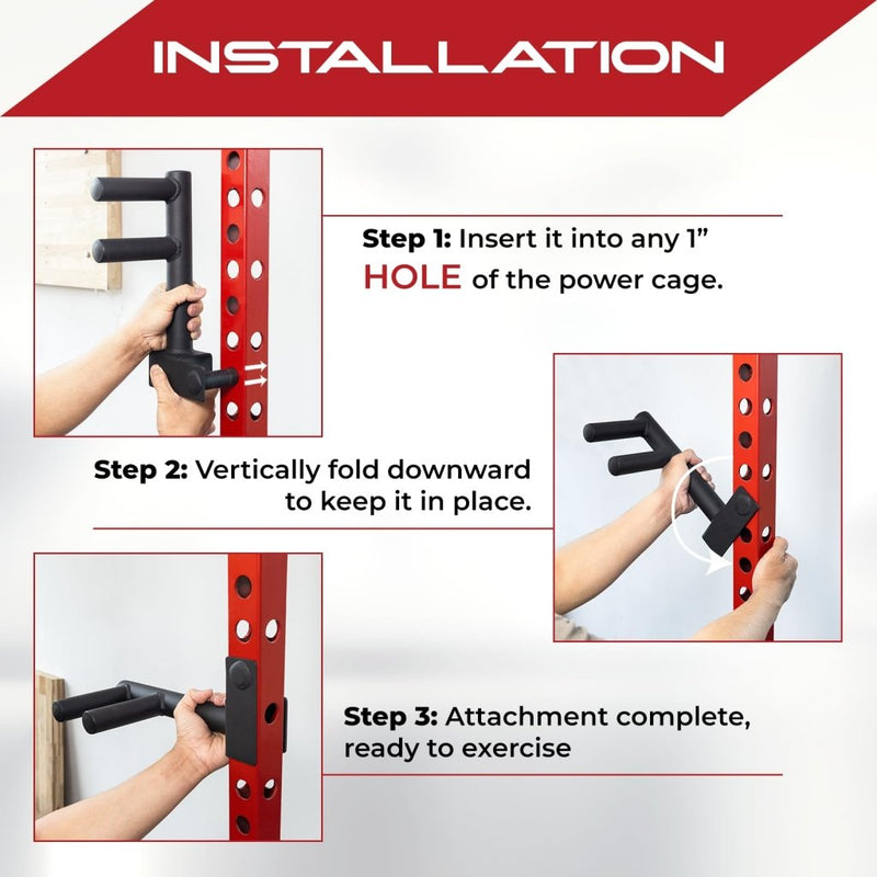 Laad afbeelding in Galerijviewer, Yes4All Power Rack J-Hooks 2x2 + Weight Holder Attachment 2x2 - happygetfit.com
